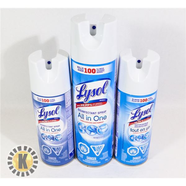 BAG OF LYSOL DISINFECTANT SPRAY