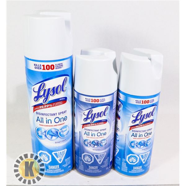 BAG OF LYSOL DISINFECTANT SPRAY