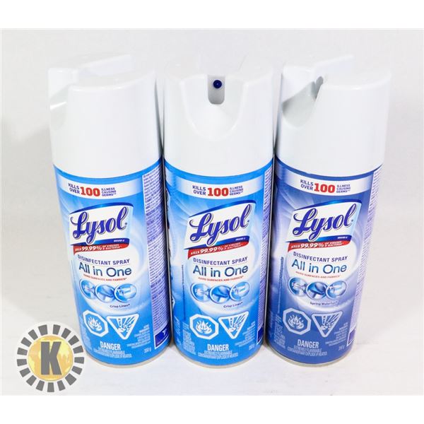 BAG OF LYSOL DISINFECTANT SPRAY