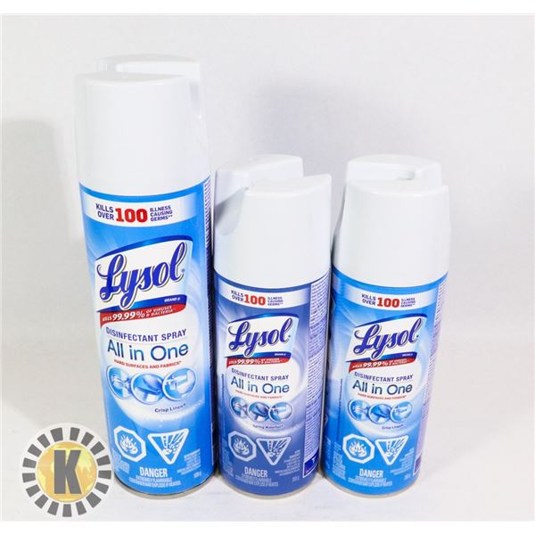 BAG OF LYSOL DISINFECTANT SPRAY