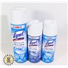 Image 1 : BAG OF LYSOL DISINFECTANT SPRAY
