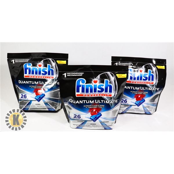 BAG OF FINISH QUANTUM ULTIMATE DISHWASHER TABS