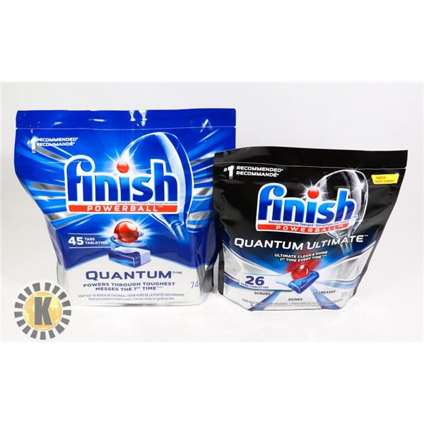 BAG OF FINISH QUANTUM ULTIMATE DISHWASHER TABS