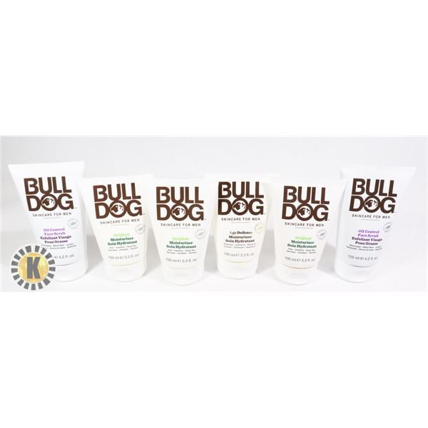 ASSORTED BAG OF BULL DOG SKIN CARE