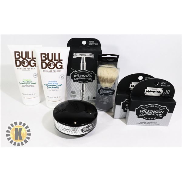 ASSORTED BAG OF FACE CARE INCLUDING WILKSON SWORD