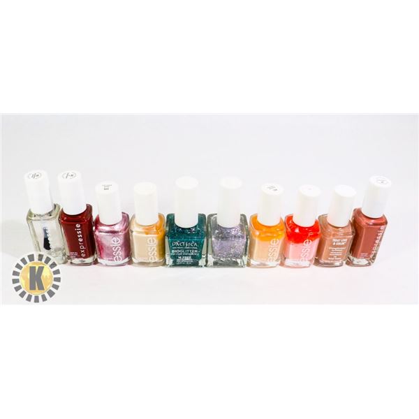 ASSORTED BAG OF NAIL POLISH INCLUDES ESSIE