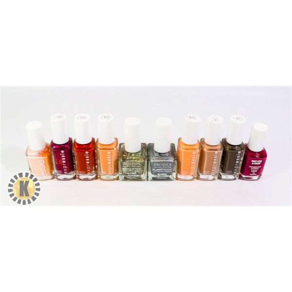 ASSORTED BAG OF NAIL POLISH INCLUDES ESSIE
