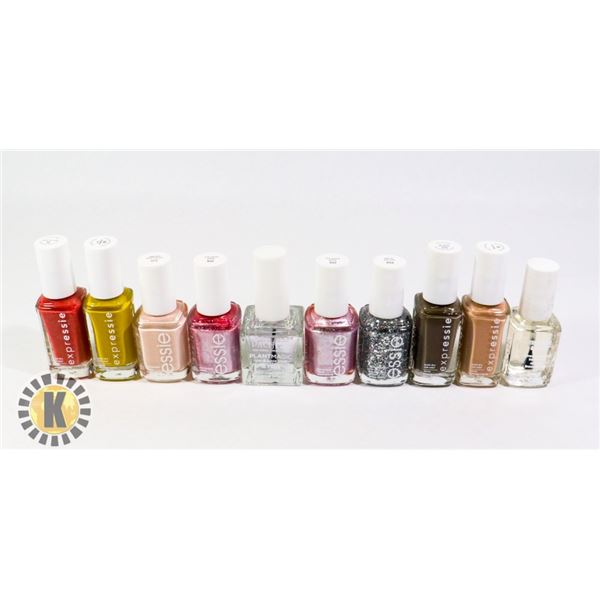 ASSORTED BAG OF NAIL POLISH INCLUDES ESSIE