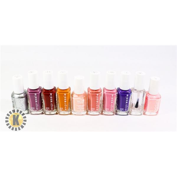 ASSORTED BAG OF NAIL POLISH INCLUDES ESSIE