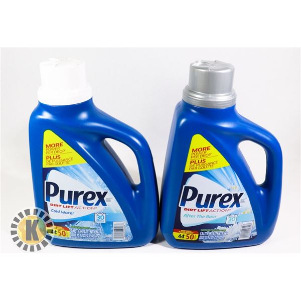 2 2.03L OF PUREX LIQUID DETERGENT