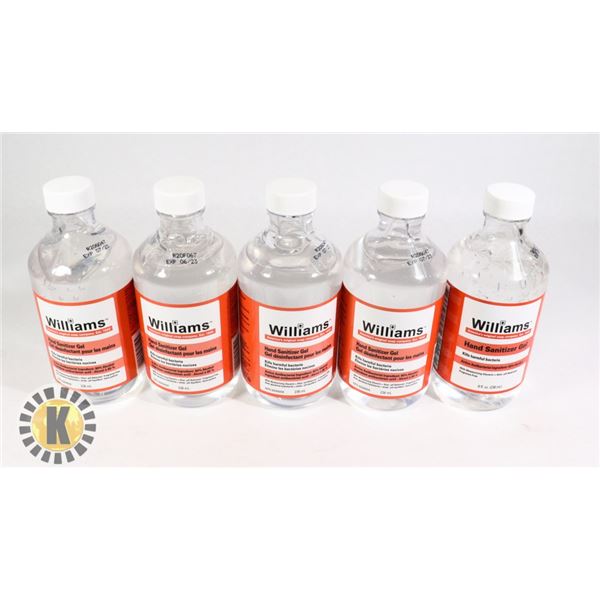 BAG 8 FL OZ WILLIAM HAND SANITIZER