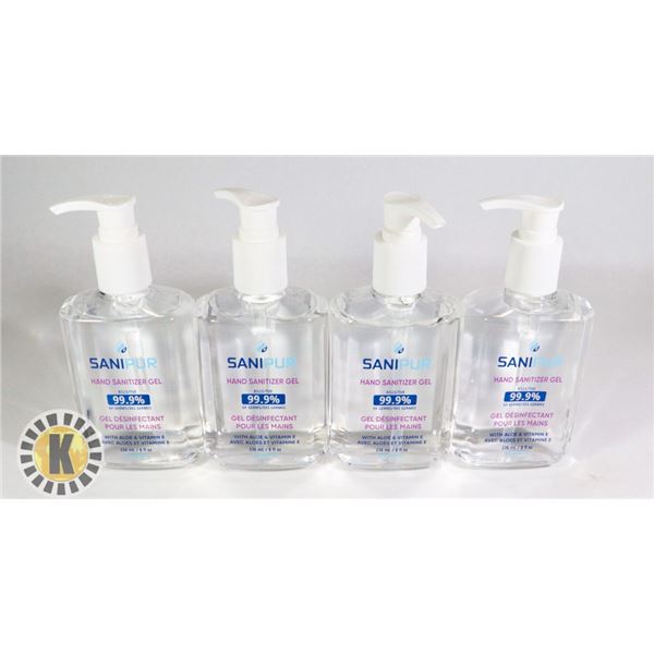 BAG OF 8FL OZ SANIPUR HAND SANITIZER GEL