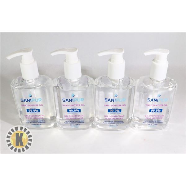 BAG OF 8FL OZ SANIPUR HAND SANITIZER GEL