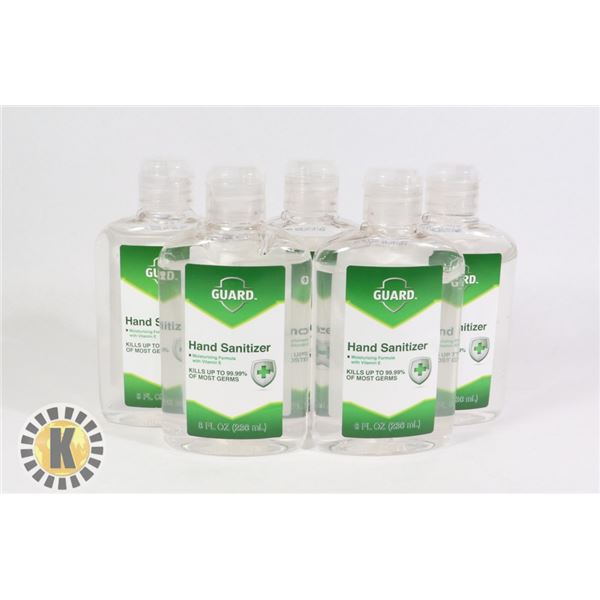BAG OF 8 FL OZ GUARD HAND SANITIZERS