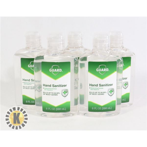 BAG OF 8 FL OZ GUARD HAND SANITIZERS