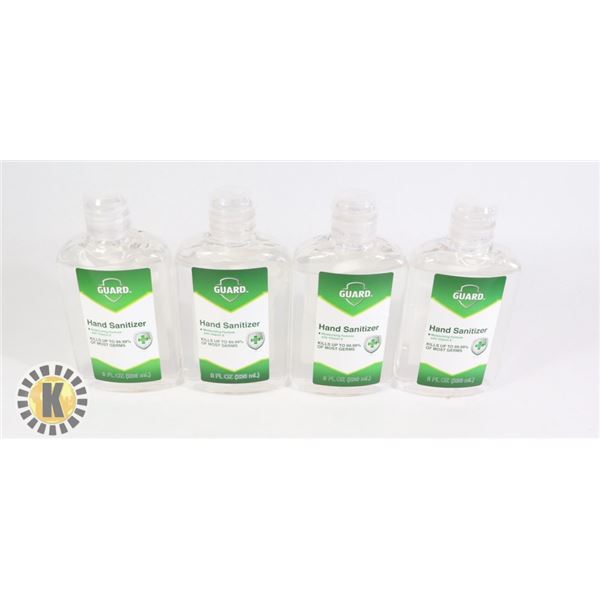 BAG OF 8 FL OZ GUARD HAND SANITIZERS
