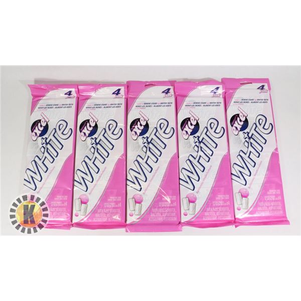 BAG OF EXCEL WHITE BUBBLE MINT GUM