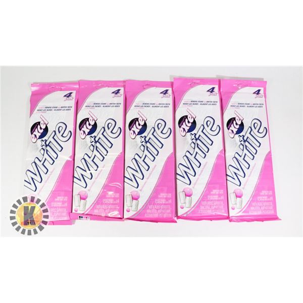 BAG OF EXCEL WHITE BUBBLE MINT GUM