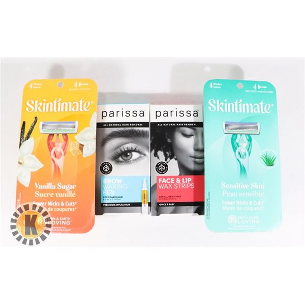 BAG OF SKIN CARE ITEMS