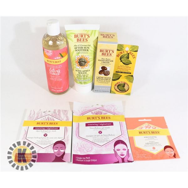 BAG OF NEW BURT'S BEE BODY CARE
