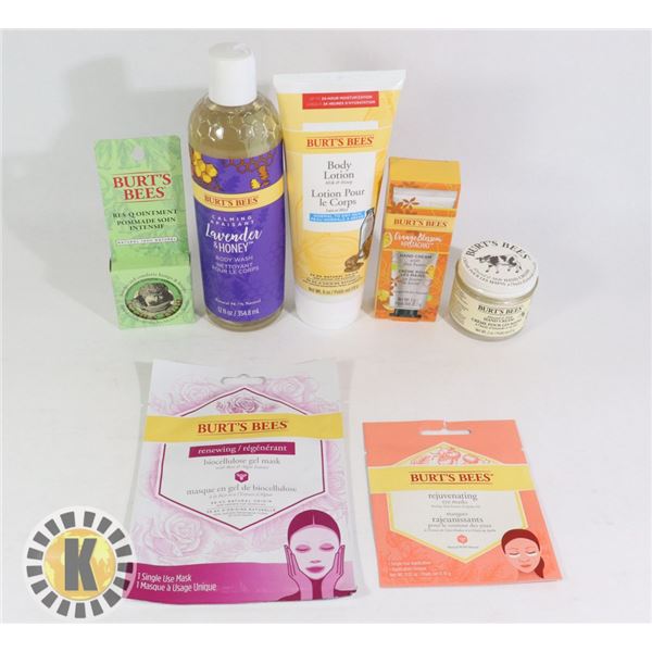 BAG OF NEW BURT'S BEE BODY CARE