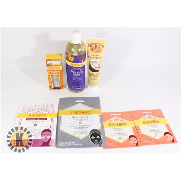 BAG OF NEW BURT'S BEE BODY CARE
