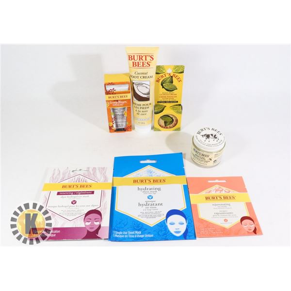 BAG OF NEW BURT'S BEE BODY CARE