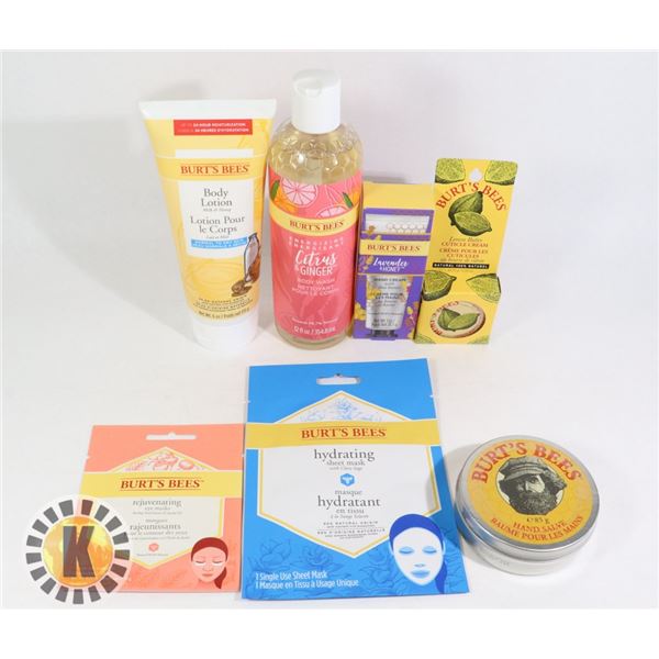 BAG OF NEW BURT'S BEE BODY CARE