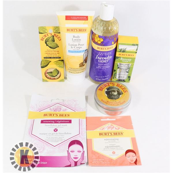 BAG OF NEW BURT'S BEE BODY CARE