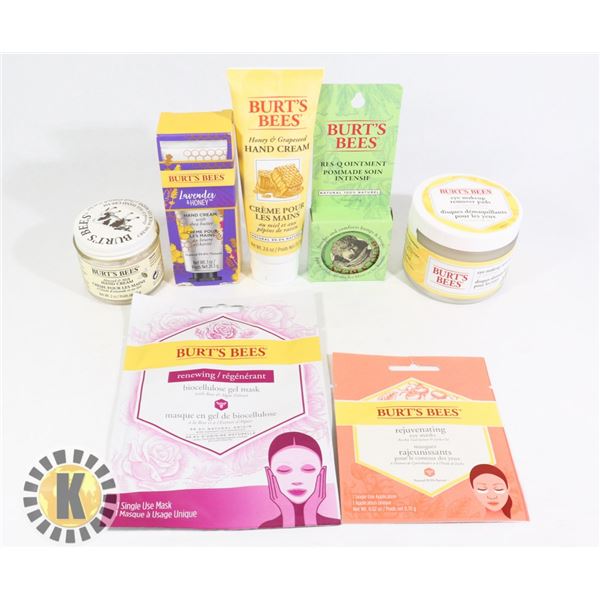 BAG OF NEW BURT'S BEE BODY CARE