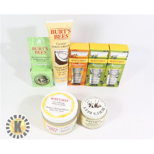 BAG OF NEW BURT'S BEE BODY CARE