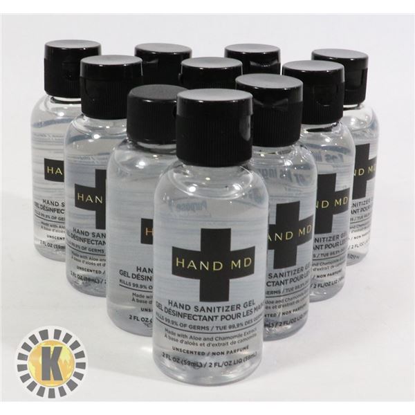 BAG OF NEW 2FL OZ HAND MD SANITIZER GEL