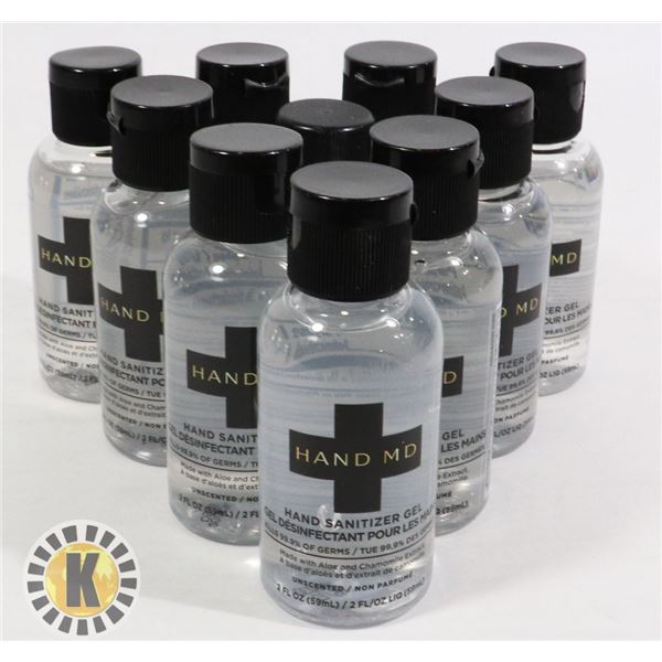 BAG OF NEW 2FL OZ HAND MD SANITIZER GEL