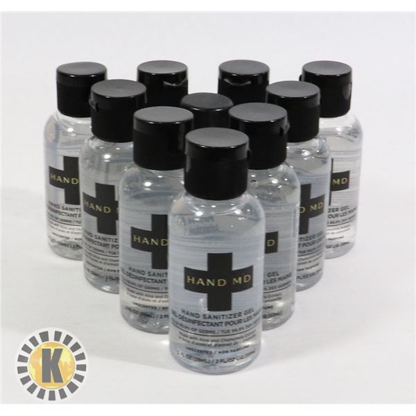 BAG OF NEW 2FL OZ HAND MD SANITIZER GEL