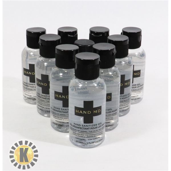 BAG OF NEW 2FL OZ HAND MD SANITIZER GEL