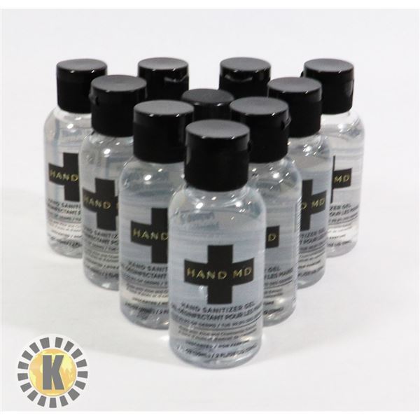 BAG OF NEW 2FL OZ HAND MD SANITIZER GEL