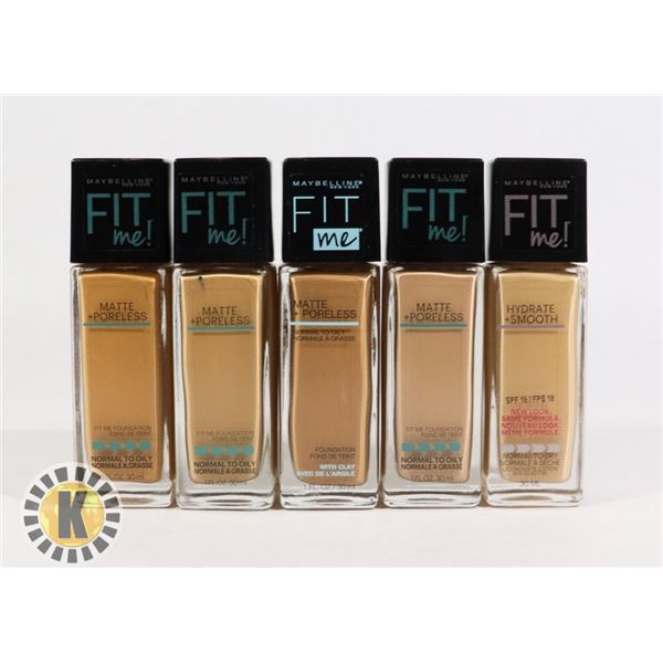 BAG OF NEW MAYBELLINE FIT ME