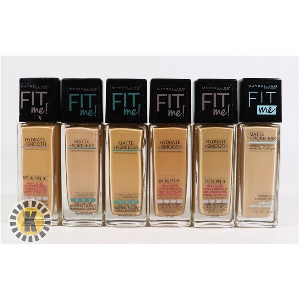 BAG OF NEW MAYBELLINE FIT ME