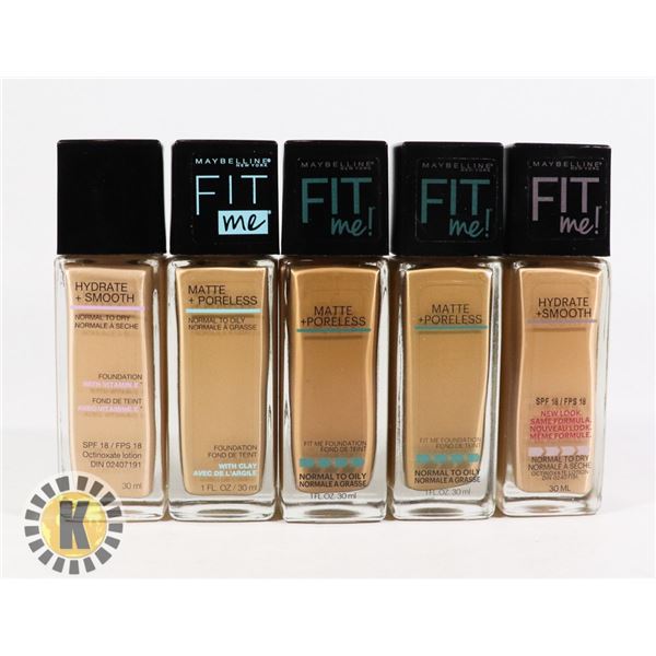 BAG OF NEW MAYBELLINE FIT ME