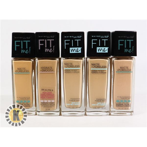 BAG OF NEW MAYBELLINE FIT ME