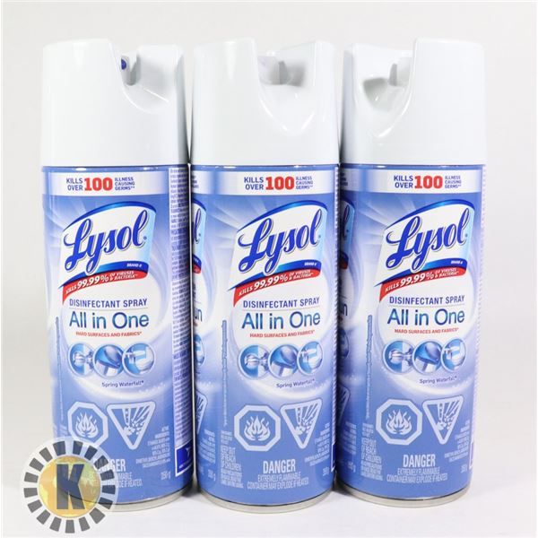 BAG OF LYSOL DISINFECTANT SPRAY