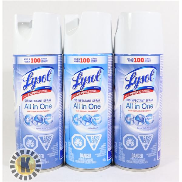 BAG OF LYSOL DISINFECTANT SPRAY
