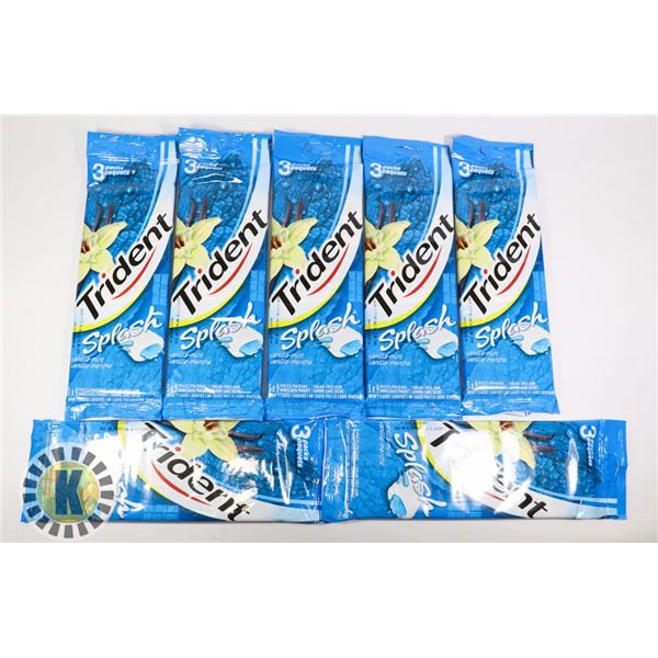 BAG TRIDENT SPLASH VANILLA-MINT GUM