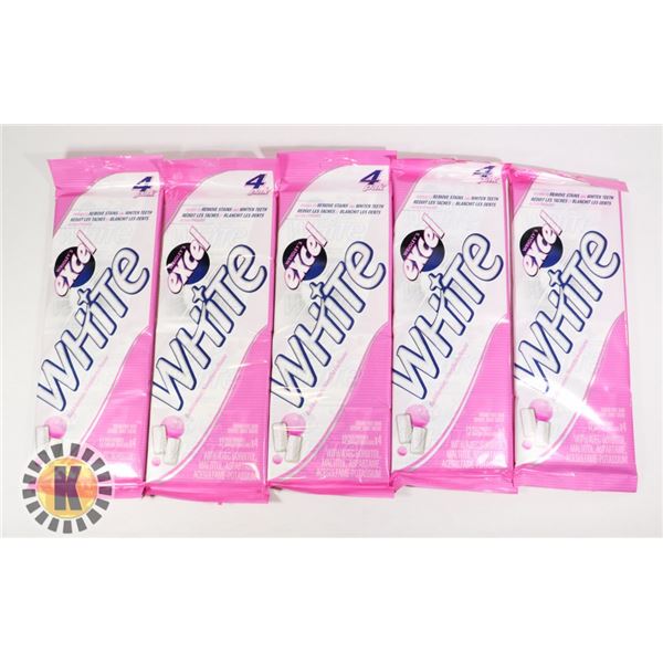 BAG OF EXCEL WHITE BUBBLE MINT GUM