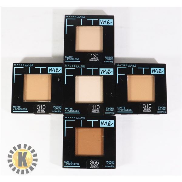 BAG OF MAYBELLINE FIT ME FOUNDATION