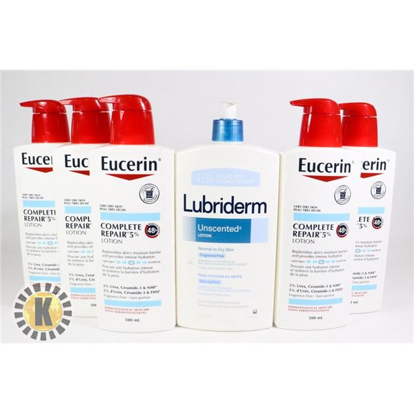 BAG OF EUCERINE BODY LOTION