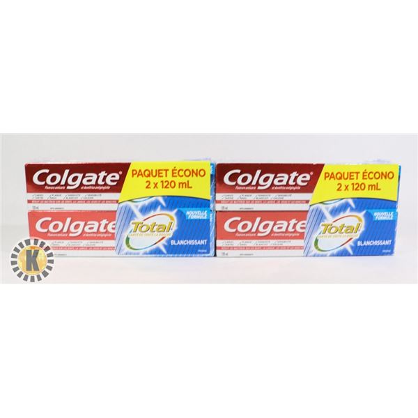 BAG OF COLGATE FLUORIDE COOLMINT TOOTHPASTE