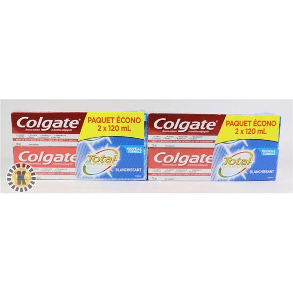 BAG OF TOTAL COLGATE WHITENING TOOTHPASTE
