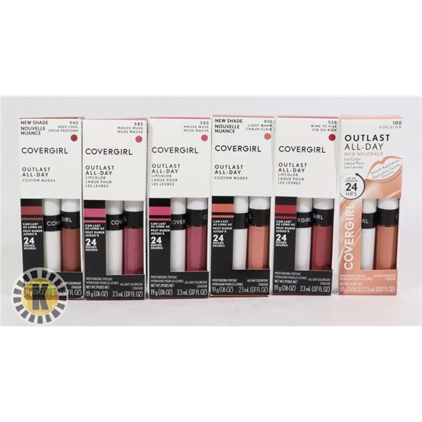 BAG OF ASSORTED COVERGIRL LIPCOLOR
