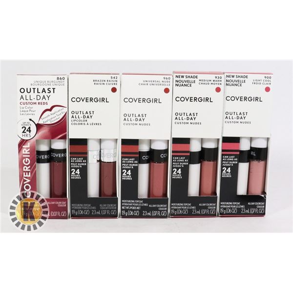 BAG OF ASSORTED COVERGIRL LIPCOLOR